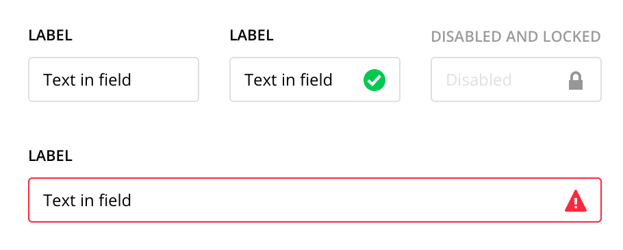 The same symbol with various overrides enforced